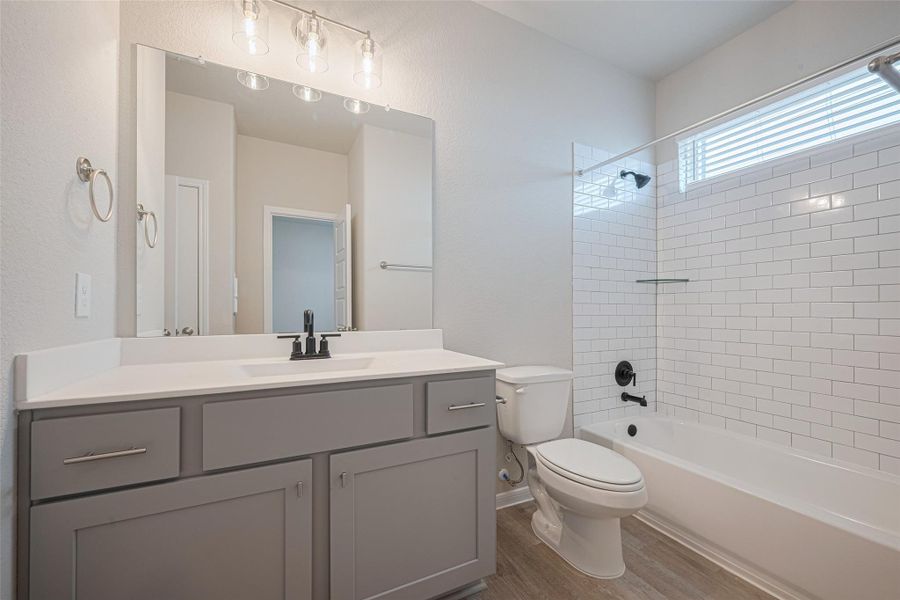 Furnished interior view inside a new home in , Brookshire (Image 11).