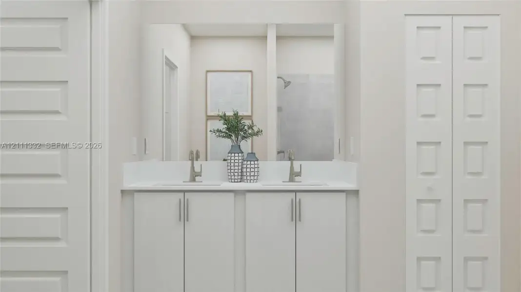 Close-up of interior finishes inside a home in , Miami (Image 18).