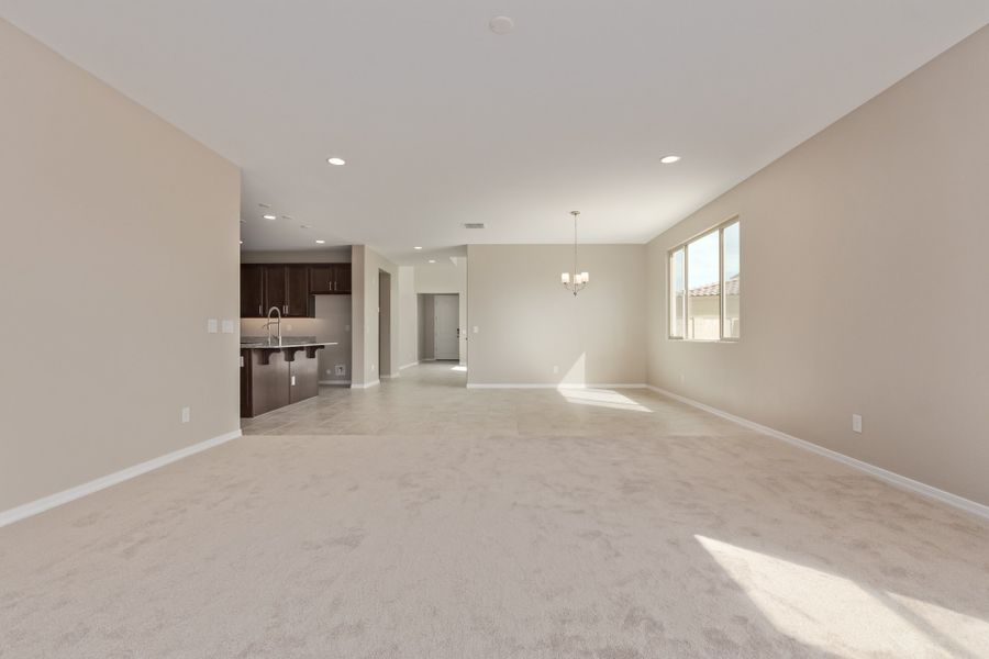 Representative unfurnished interior of a home built from the Turquoise by Taylor Morrison in Tierra Montana Encore Collection, Laveen (Image 57).