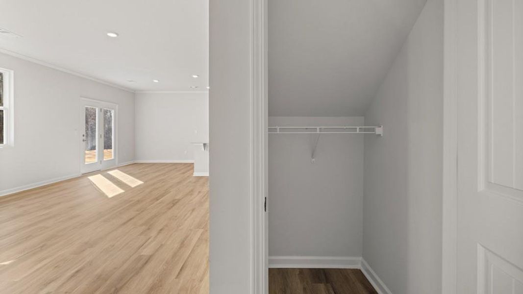 Spacious, unfurnished interior of a new home in Hamptons at Riverwood South, Dallas (Image 37).