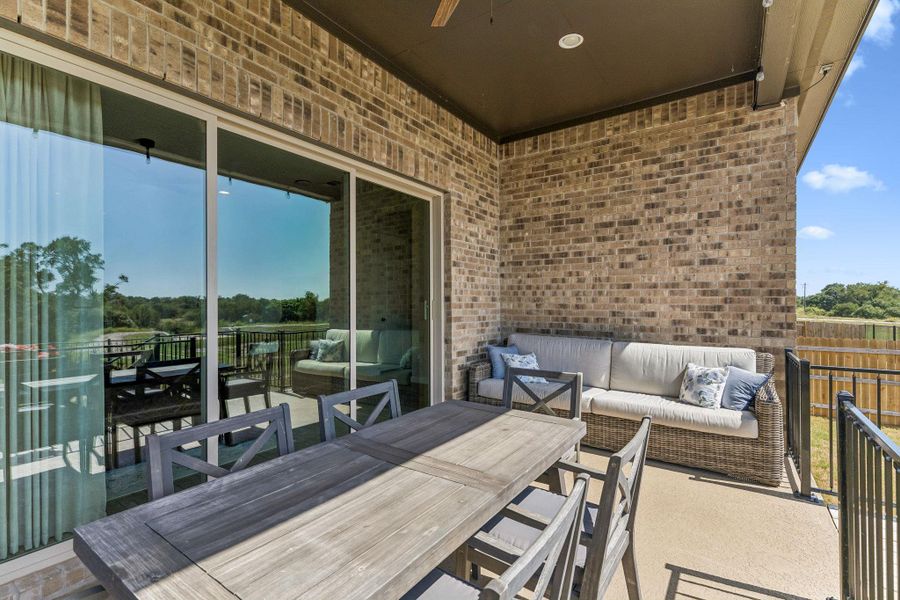 Exterior details and patio area of a home in , Georgetown (Image 24). Exterior details and patio area of a home in , Georgetown (Image 24).