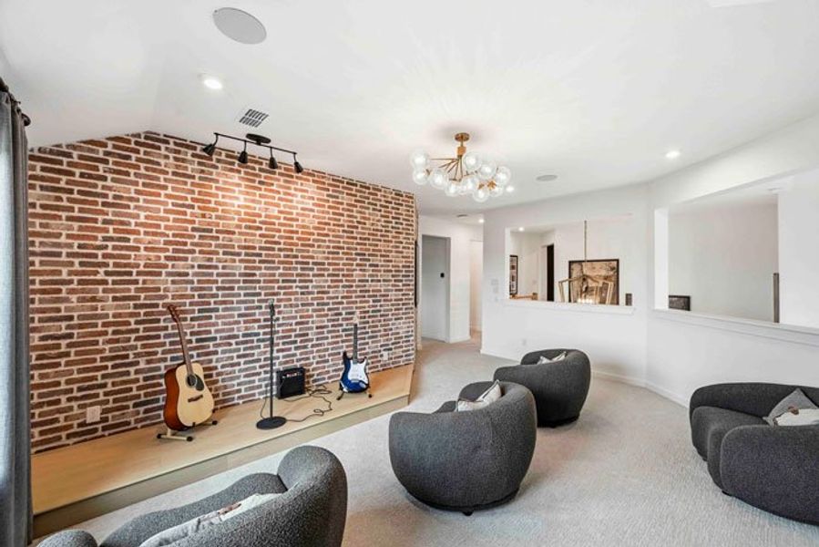 Furnished interior view inside a new home in Bridgeland 45', 50', 70', Cypress (Image 30).