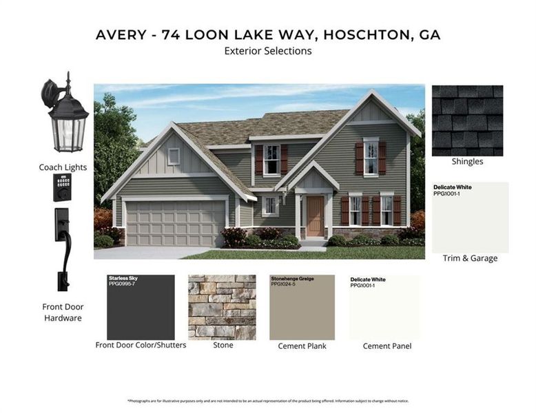 Sample of building materials used in homes in Twin Lakes, Hoschton (Image 2). Sample of building materials used in homes in Twin Lakes, Hoschton (Image 2).