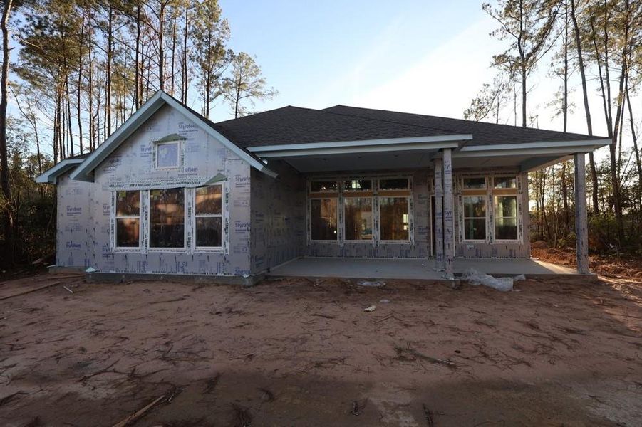 In-progress construction of a new home in ARTAVIA 65' Homesites, Conroe, TX (Image 9).
