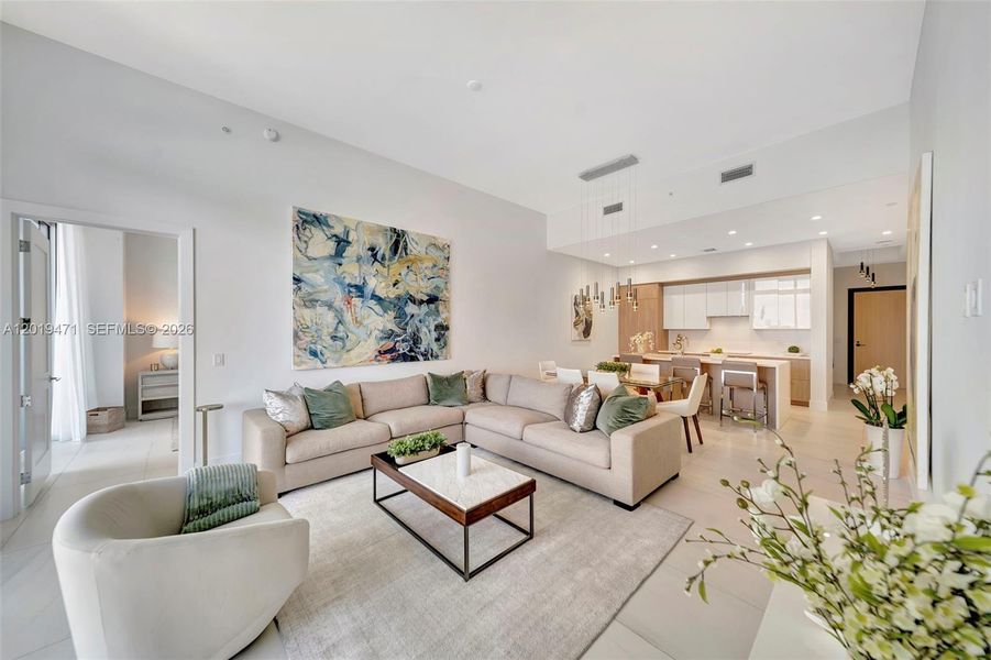 Furnished interior view inside a new home in , Fort Lauderdale (Image 16).