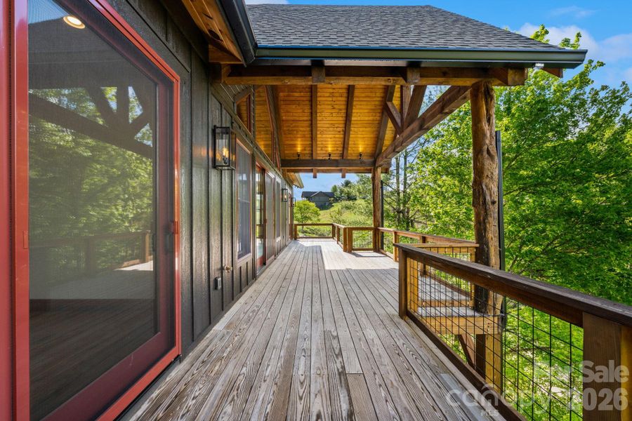 Exterior details and patio area of a home in , Banner Elk (Image 25).