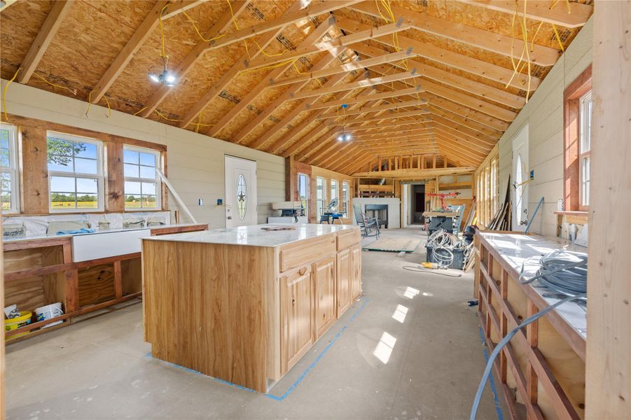 In-progress construction of a new home in , Iola, TX (Image 17).