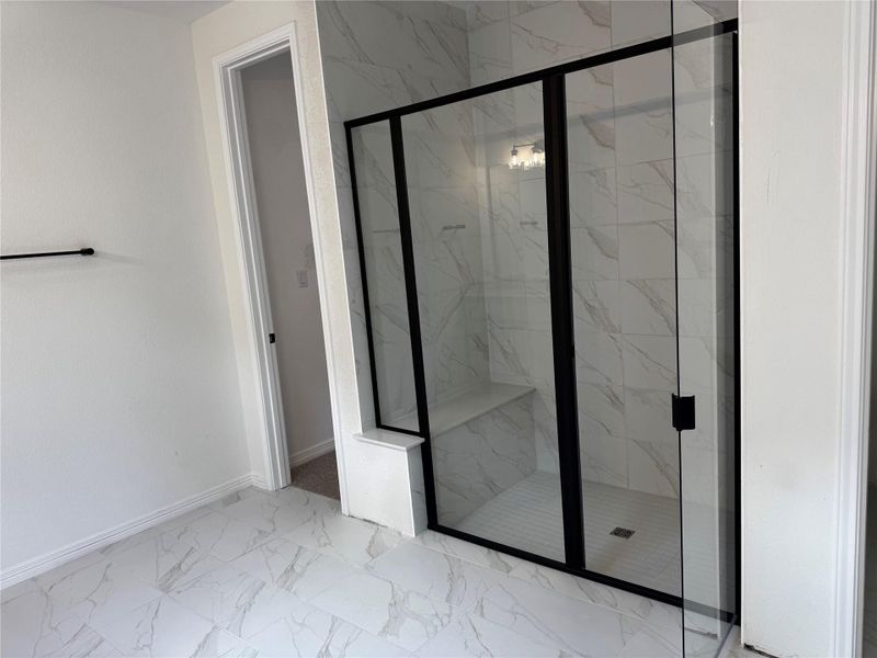 Large Walk-in Shower in Primary Bath