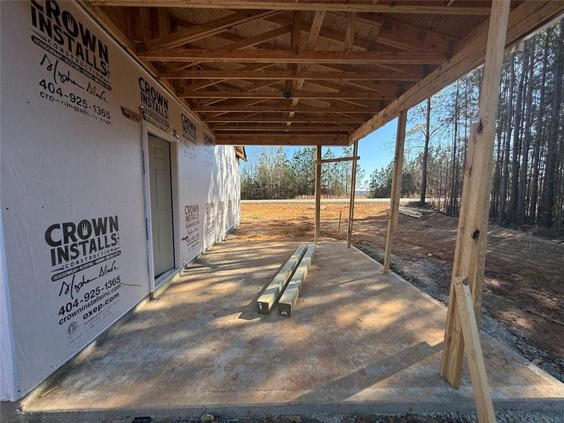 In-progress construction of a new home in , Tallapoosa, GA (Image 26).