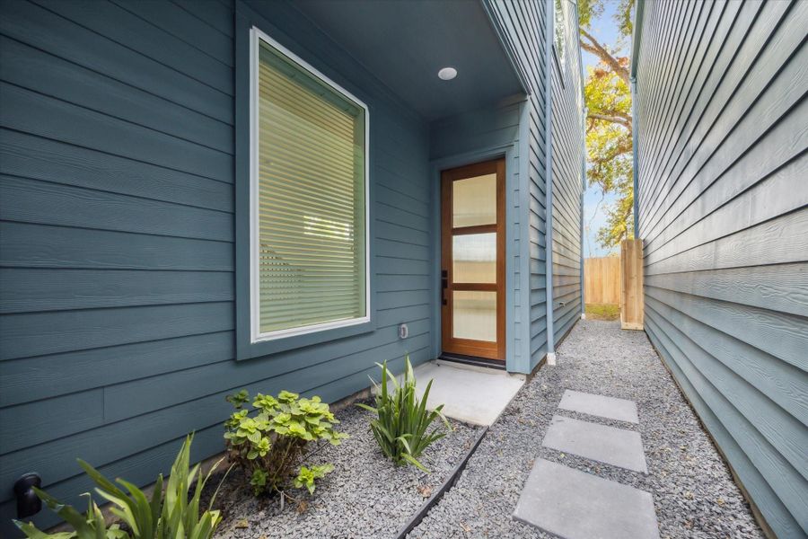 Exterior details of a home in The Heights Haus Collection, Houston (Image 3).