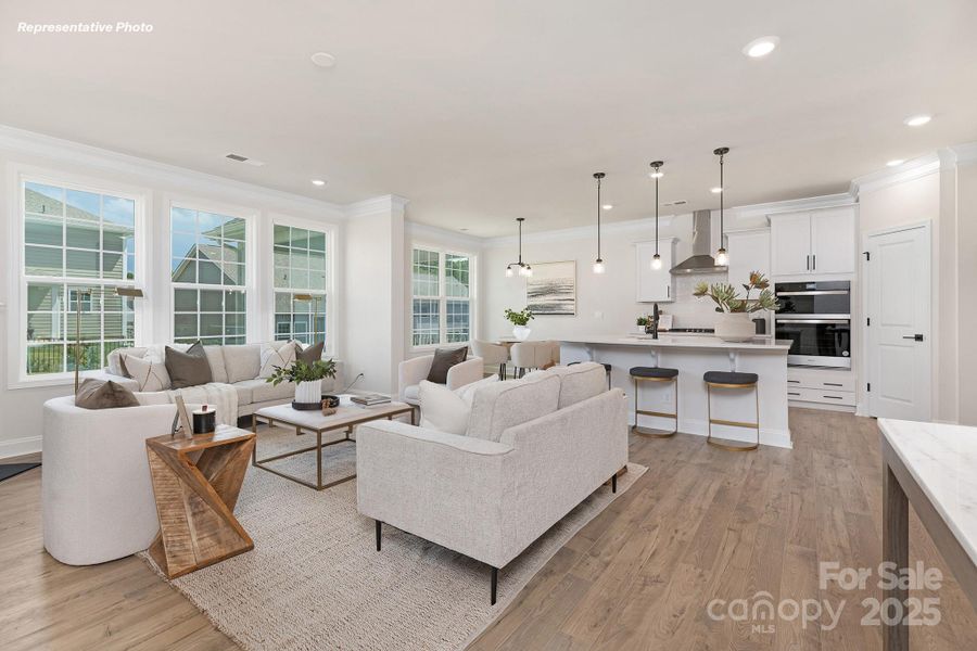 Furnished interior view inside a new home in Sylvan Creek, Denver (Image 24).