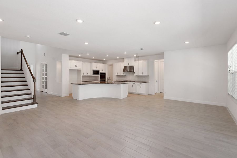 Representative unfurnished interior of a home built from the Tradewinds by Taylor Morrison in Ardisia Park, New Smyrna Beach (Image 18). Representative unfurnished interior of a home built from the Tradewinds by Taylor Morrison in Ardisia Park, New Smyrna Beach (Image 18).