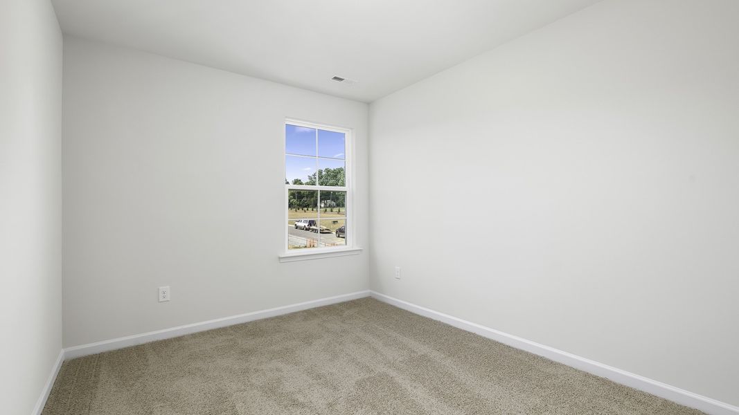 Spacious, unfurnished interior of a new home in The Gables at Edinborough Townes, Gibsonville (Image 13). Spacious, unfurnished interior of a new home in The Gables at Edinborough Townes, Gibsonville (Image 13).