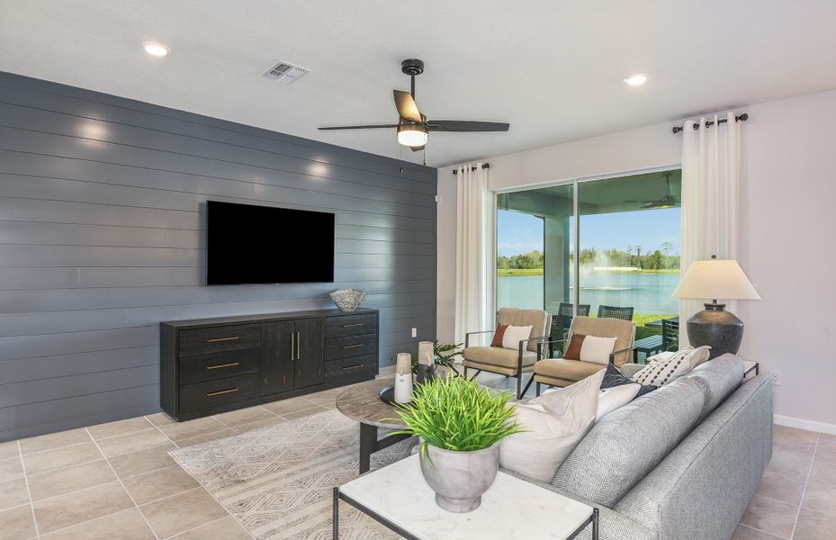Furnished interior view inside a new home in Silverlake, Lake Alfred (Image 13).