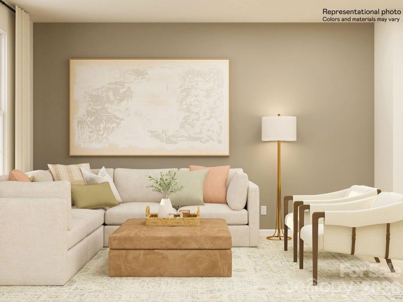 Furnished interior view inside a new home in Village of Waxhaw, Waxhaw (Image 12).