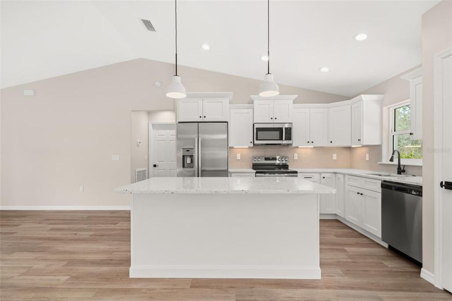 Furnished interior view inside a new home in , Sebring (Image 9).