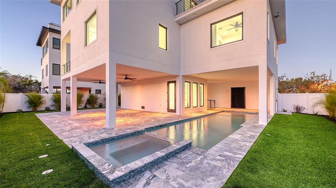 Exterior details and patio area of a home in , Englewood (Image 24).