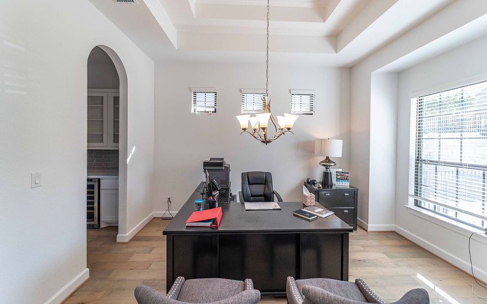 Furnished interior view inside a new home in Preserve at Lakeway, Lakeway (Image 13).