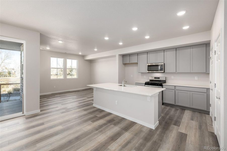 Furnished interior view inside a new home in , Thornton (Image 9).