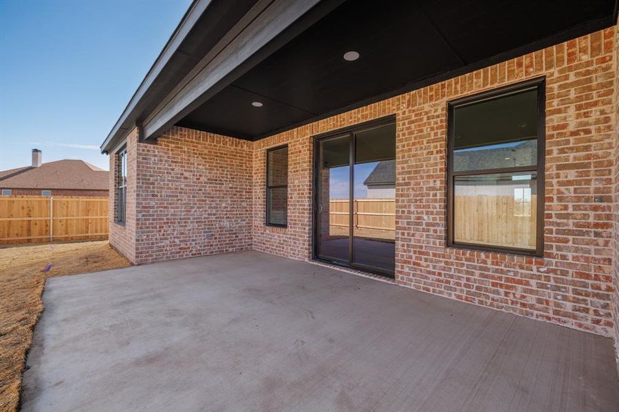 Exterior details and patio area of a home in , Abilene (Image 3). Exterior details and patio area of a home in , Abilene (Image 3).