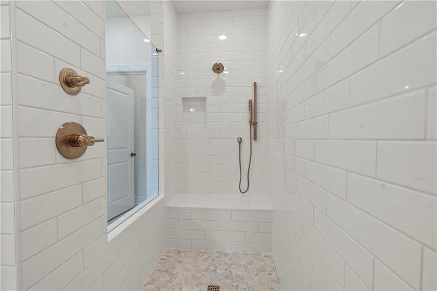 Close-up of interior finishes inside a home in Waterside Townhomes, Peachtree Corners (Image 13).