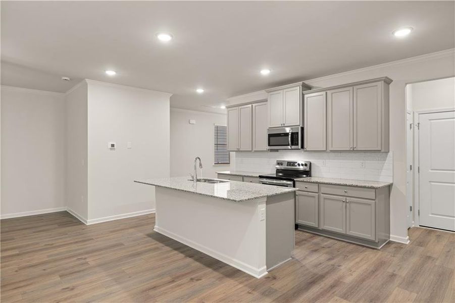 Furnished interior view inside a new home in Cascade Ridge at Niskey Lake, Atlanta (Image 4).