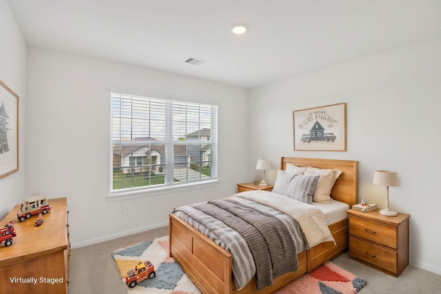 Furnished interior view inside a new home in Landing Meadows - Premier Series, New Caney (Image 17).