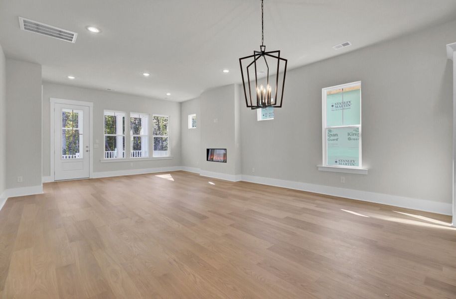 Spacious, unfurnished interior of a new home in Indigo Grove Single Family Homes, Johns Island (Image 28).