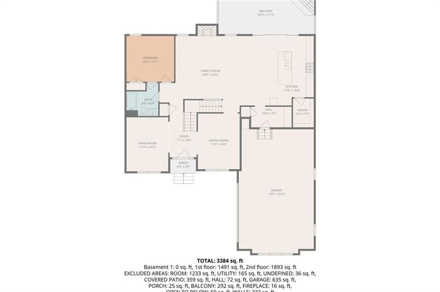 2D floor plan layout of this home in , Jefferson, GA (Image 5).