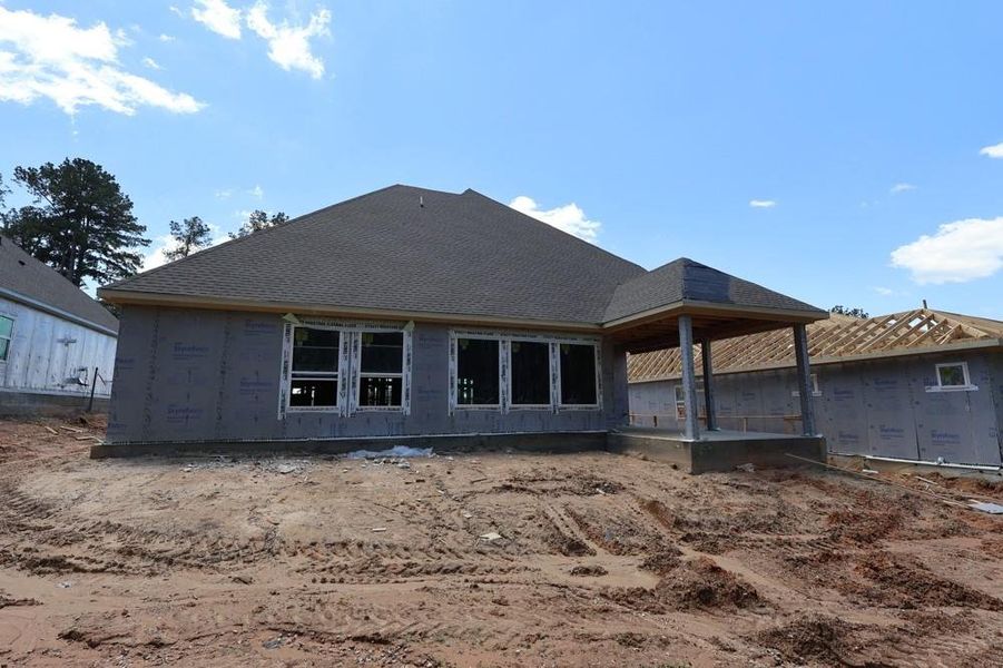In-progress construction of a new home in The Woodlands Hills - Summit Collection, Willis, TX (Image 10). In-progress construction of a new home in The Woodlands Hills - Summit Collection, Willis, TX (Image 10).