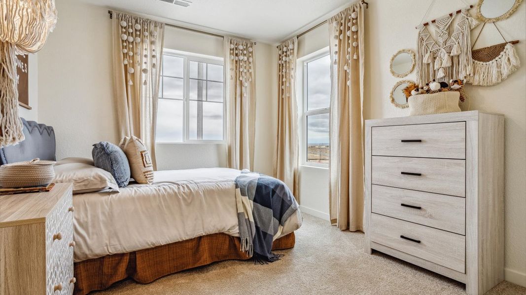Furnished interior view inside a new home in The Ridge at Lorson Ranch, Colorado Springs (Image 10). Furnished interior view inside a new home in The Ridge at Lorson Ranch, Colorado Springs (Image 10).