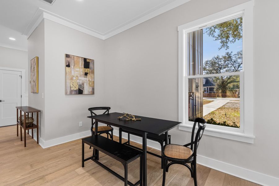 Furnished interior view inside a new home in , Charleston (Image 17).