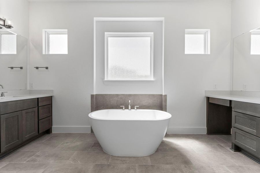 Primary Bath with Separate Vanities