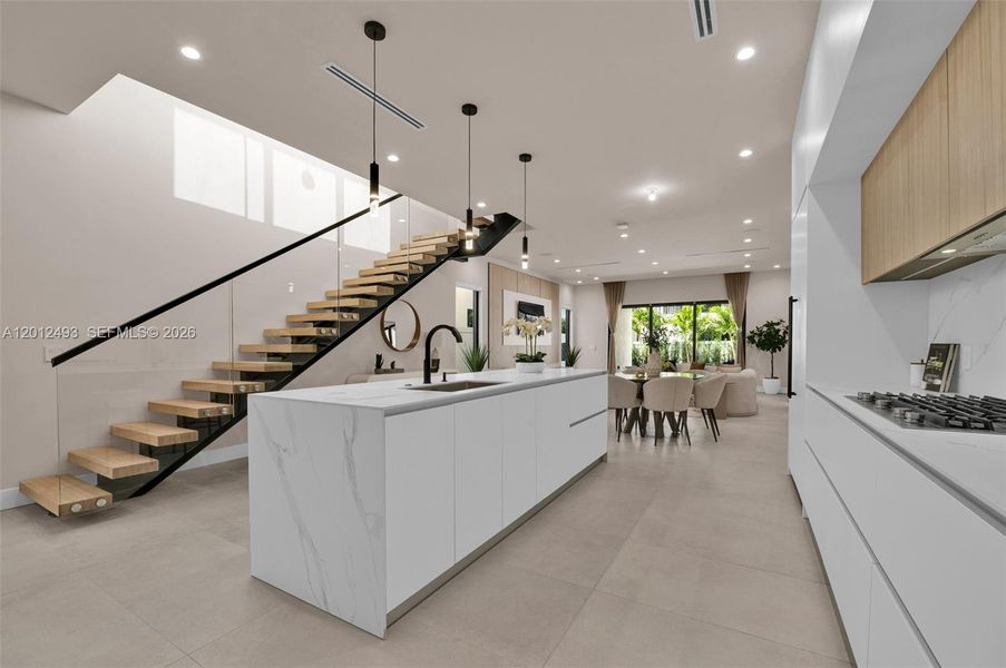 Furnished interior view inside a new home in , Fort Lauderdale (Image 43).