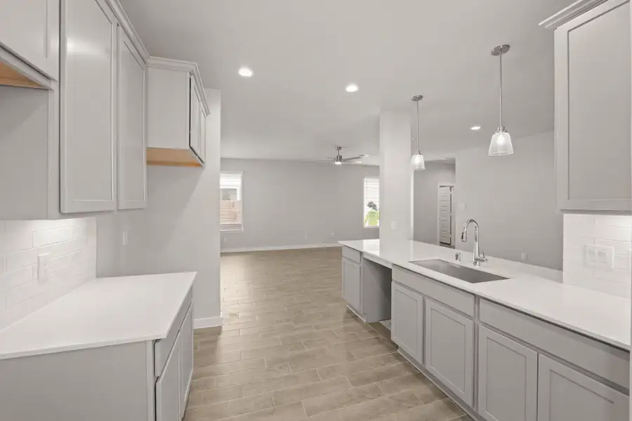 Furnished interior view inside a new home in Cypresswood Landing, Humble (Image 5).