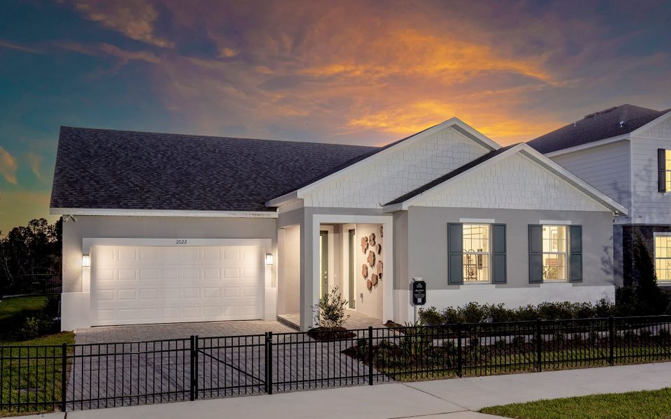 Front Exterior View of Bradlee - Modern Central Florida Home