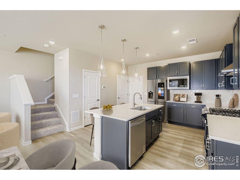 Upgraded appliances included and modern finishes