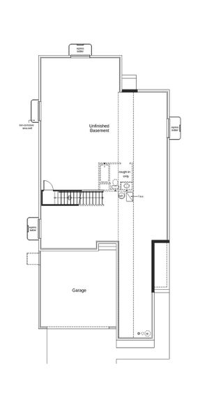 2D floor plan layout of this home in Legato, Commerce City, CO (Image 4).