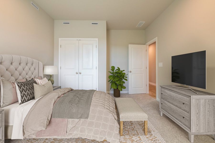 Furnished interior view inside a new home in Wisteria at GreenHouse, Marietta (Image 10).