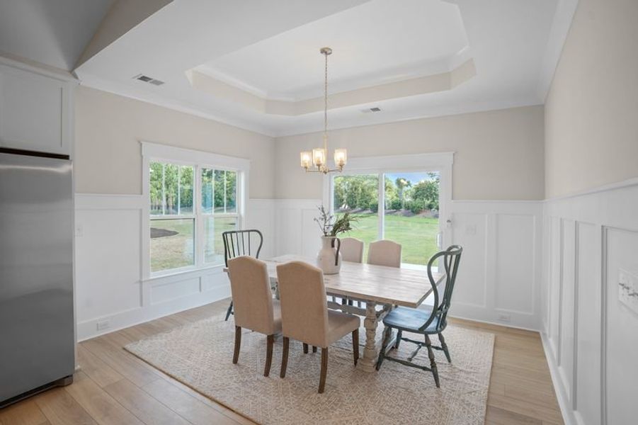 Representative furnished interior of a home built from the Claremont by Bill Clark Homes in The Sanctuary at Sunset Beach, Sunset Beach (Image 9). Representative furnished interior of a home built from the Claremont by Bill Clark Homes in The Sanctuary at Sunset Beach, Sunset Beach (Image 9).