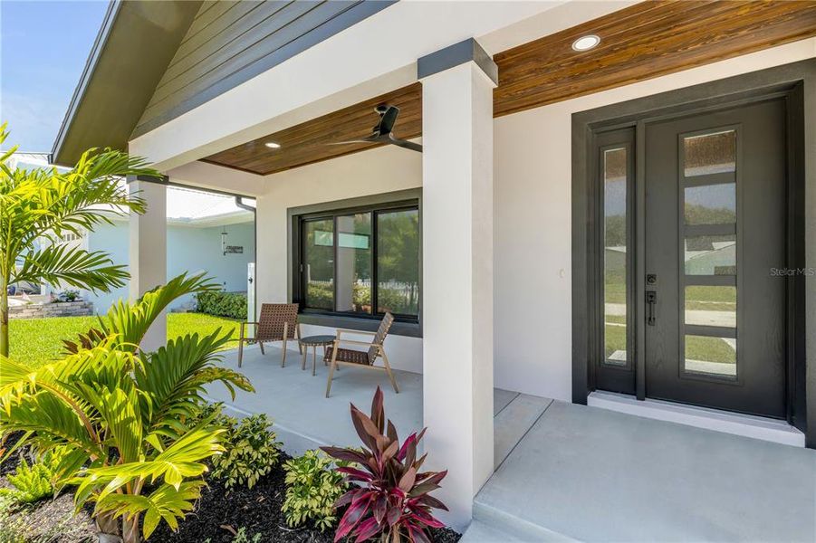 Exterior details and patio area of a home in , New Smyrna Beach (Image 38). Exterior details and patio area of a home in , New Smyrna Beach (Image 38).
