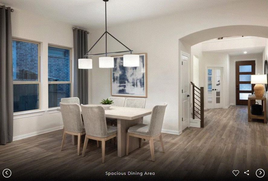 Furnished interior view inside a new home in Saddleback at Santa Rita Ranch, Liberty Hill (Image 11).