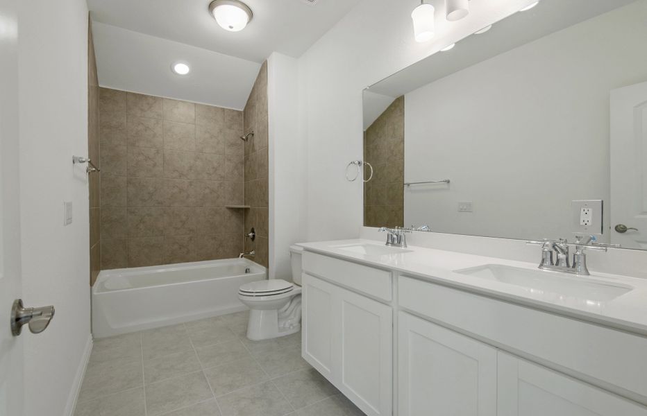 Secondary bathroom