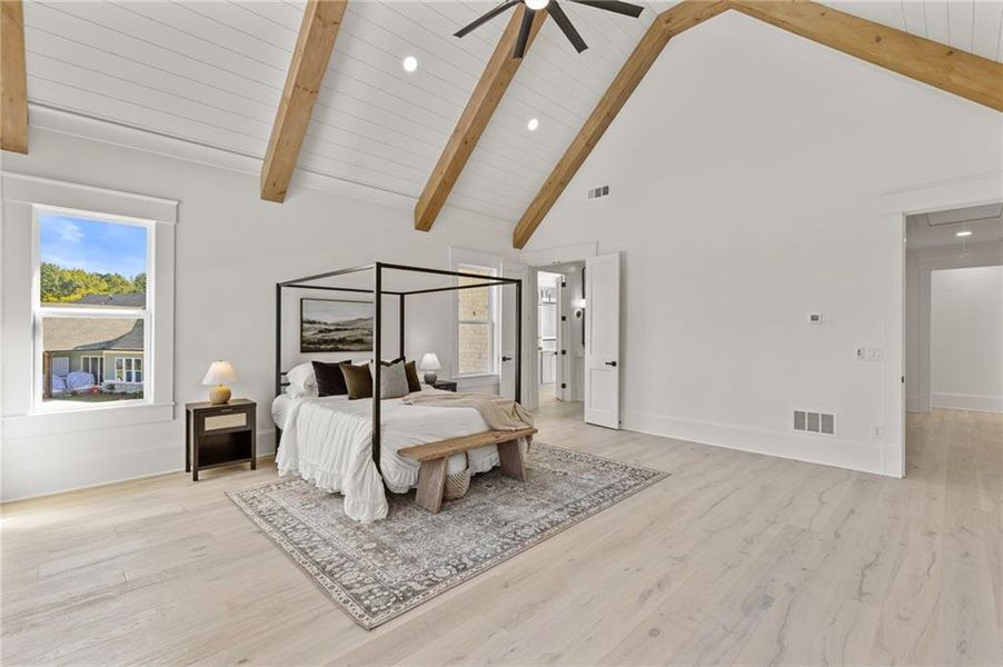 Furnished interior view inside a new home in , Dacula (Image 48).