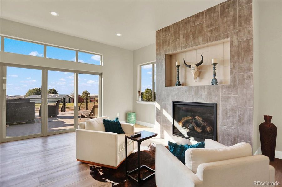 Furnished interior view inside a new home in , Colorado Springs (Image 7).