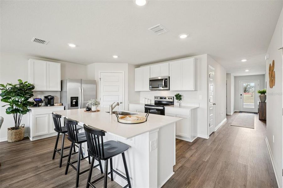 Furnished interior view inside a new home in Leoma's Landing, Lake Wales (Image 14).