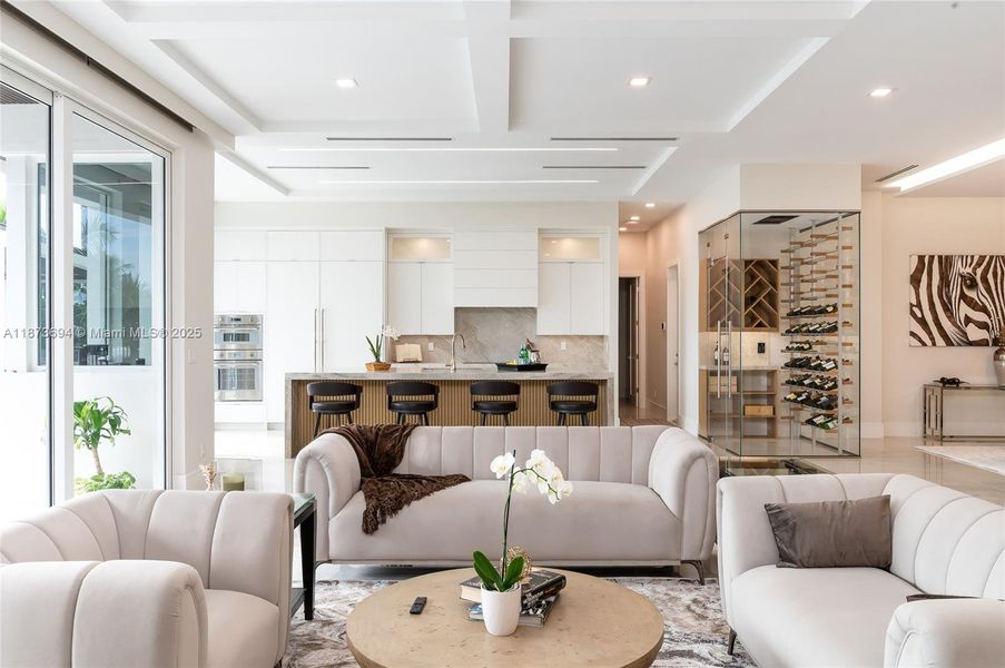 Furnished interior view inside a new home in , Lighthouse Point (Image 30).