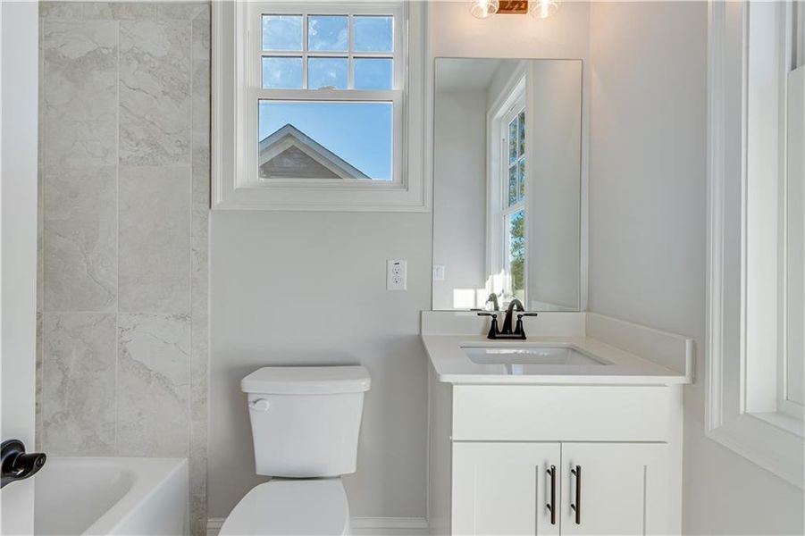 Furnished interior view inside a new home in , Dacula (Image 5).