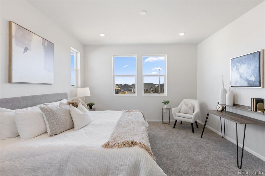Furnished interior view inside a new home in The Legacy Collection at Talon Pointe, Thornton (Image 18).