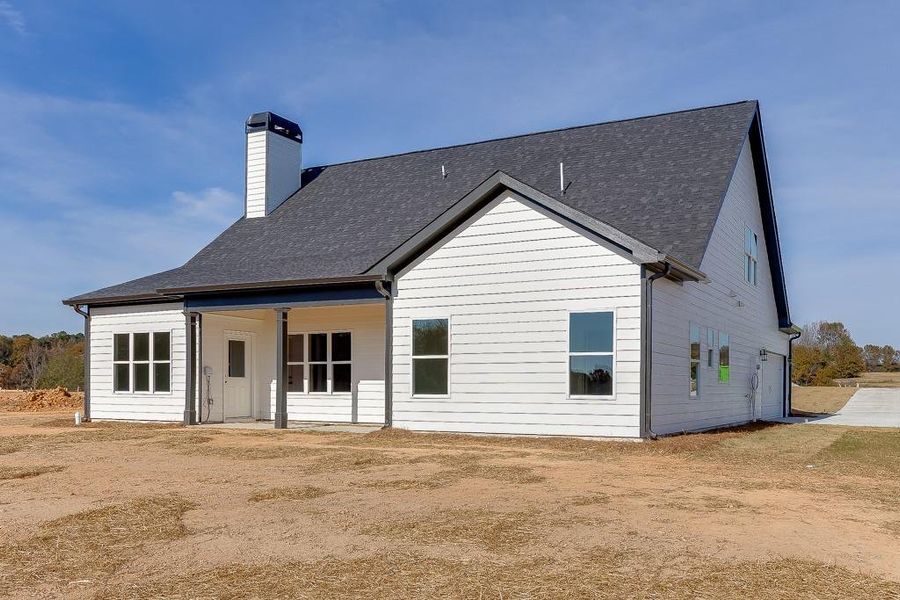 Exterior details and patio area of a home in , Hartwell (Image 23). Exterior details and patio area of a home in , Hartwell (Image 23).